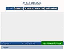 Tablet Screenshot of hno-drkottwitz.de